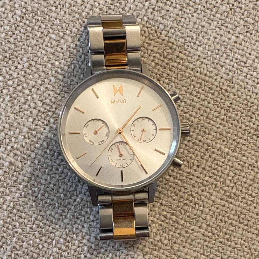 MVMT Two-Tone Chronograph Watch